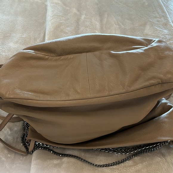 Authentic Jimmy Choo tan leather Biker bag. Like new !! - Picture 5 of 7